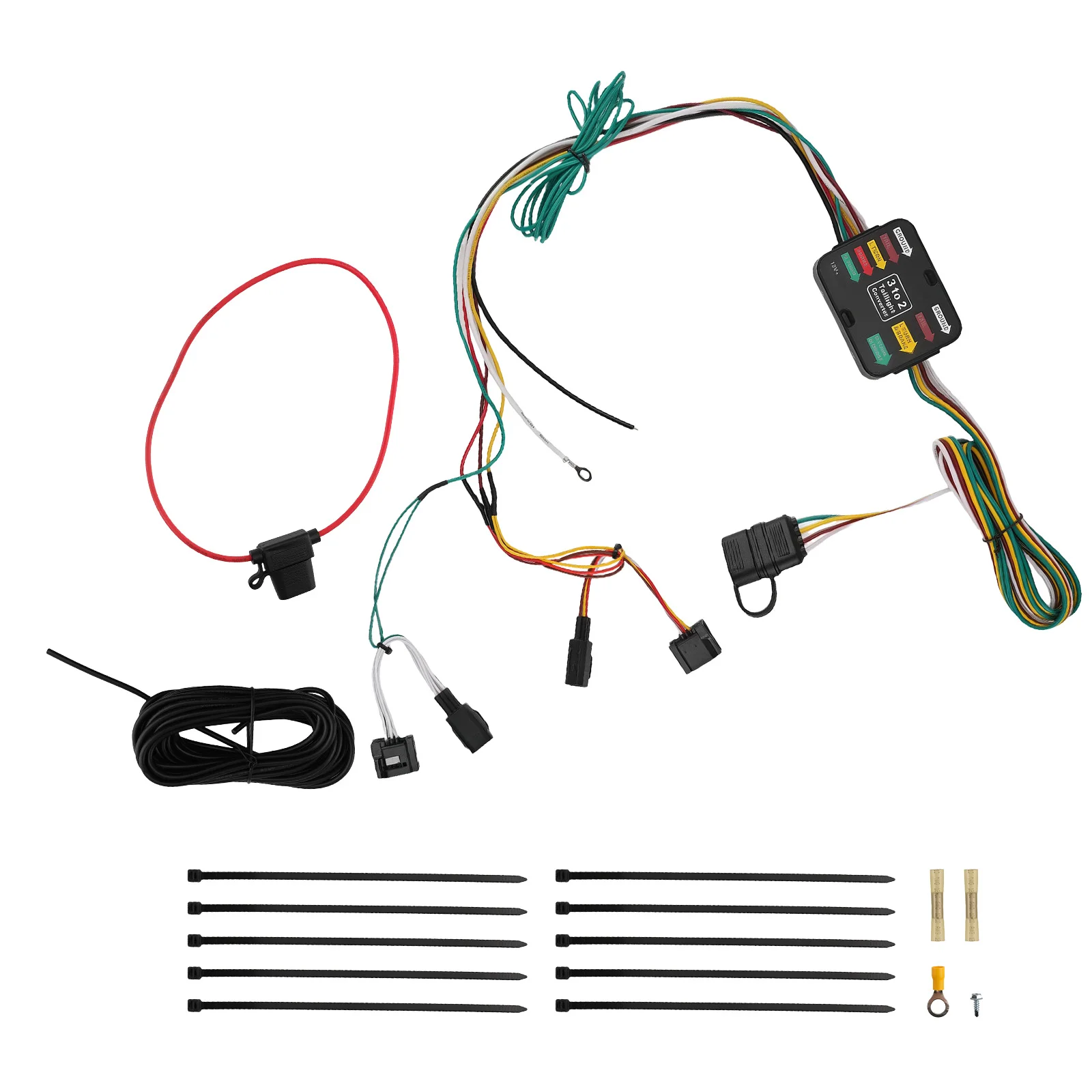

Комплект проводов для буксировки прицепа 4-контактный для Mazda CX-5 2013-2023, жгут проводов 56377