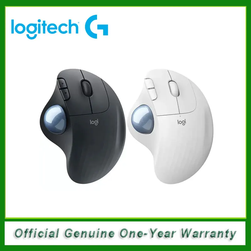 Original  Logitech Ergo M575 Wireless Trackball Mouse Ergonomic Mouse Professional Drawing Laser Mice for PC Laptop iPad