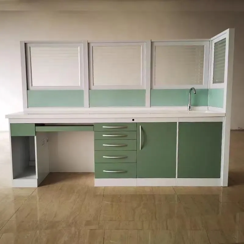 for Guangzhou Hospital Laboratory Furniture Stainless Steel Dental Cabinet Workbench Dentist Office Clinic Furniture Special