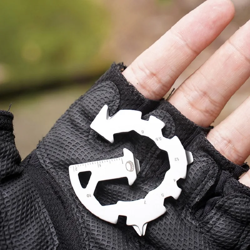 Creatieve 15-In-1 Multifunctionele Edc Pijl Precisie Ponsen Tool Kaart Rvs Outdoor Draagbare Home flesopener