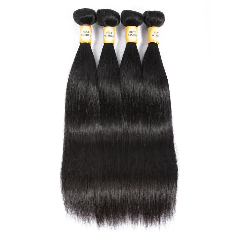 

Raw 100% Straight Human Hair Bundles Brazilian Straight Hair Bundles Human Hair 1/3/4 Pcs 8-30 Inches Human Hair Extensions