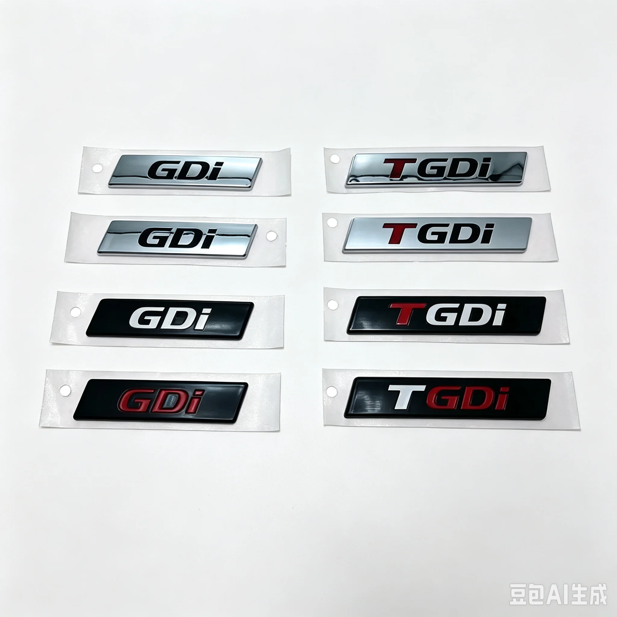 TGDi GDI Letter Emblem Rear Trunk Badge Car Sticker Modification Decal for Hyundai IX25 Tucson Santa Fe
