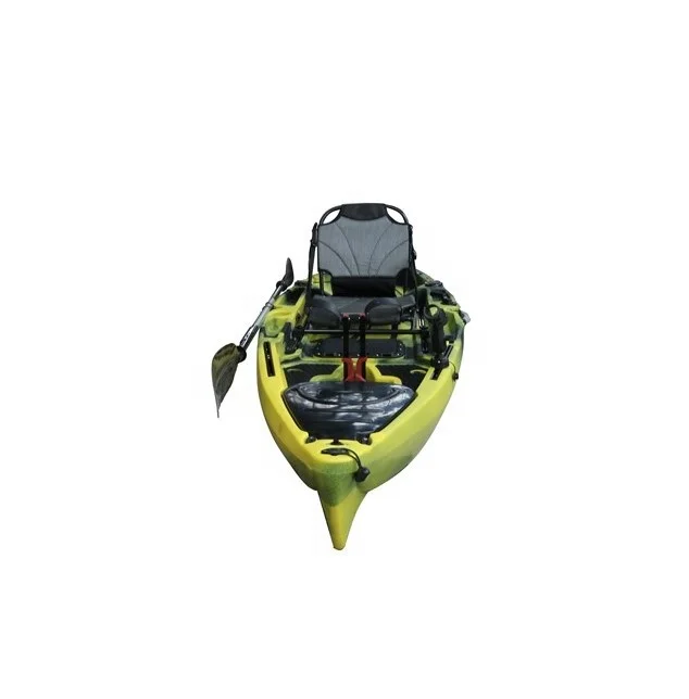 Professional Solo Fishing Sit-on-Top Pedal Kayak with Adjustable Paddle Fixing Point