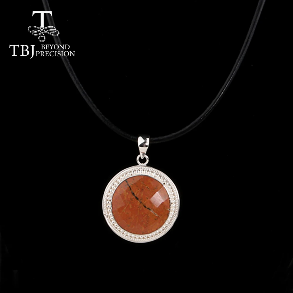 

Round shape handmade Gemstone Pendant Necklace limited quantity 925 sterling silver fine jewelry for women nice gift