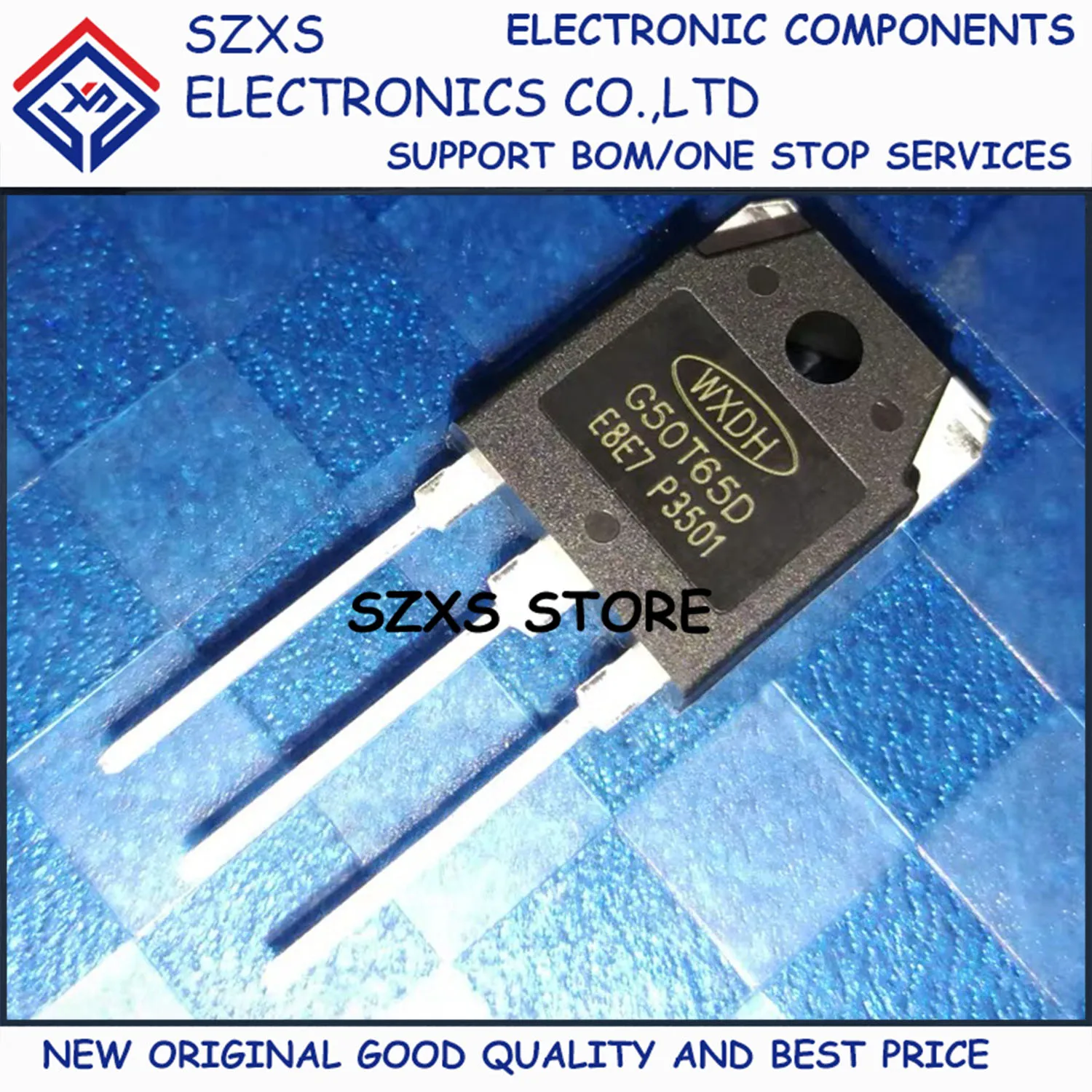 

New Original 10Pcs G50T65D TO-3P 650V 50A Powerful IGBT Transistor In Stock Electronic Components Good Quality
