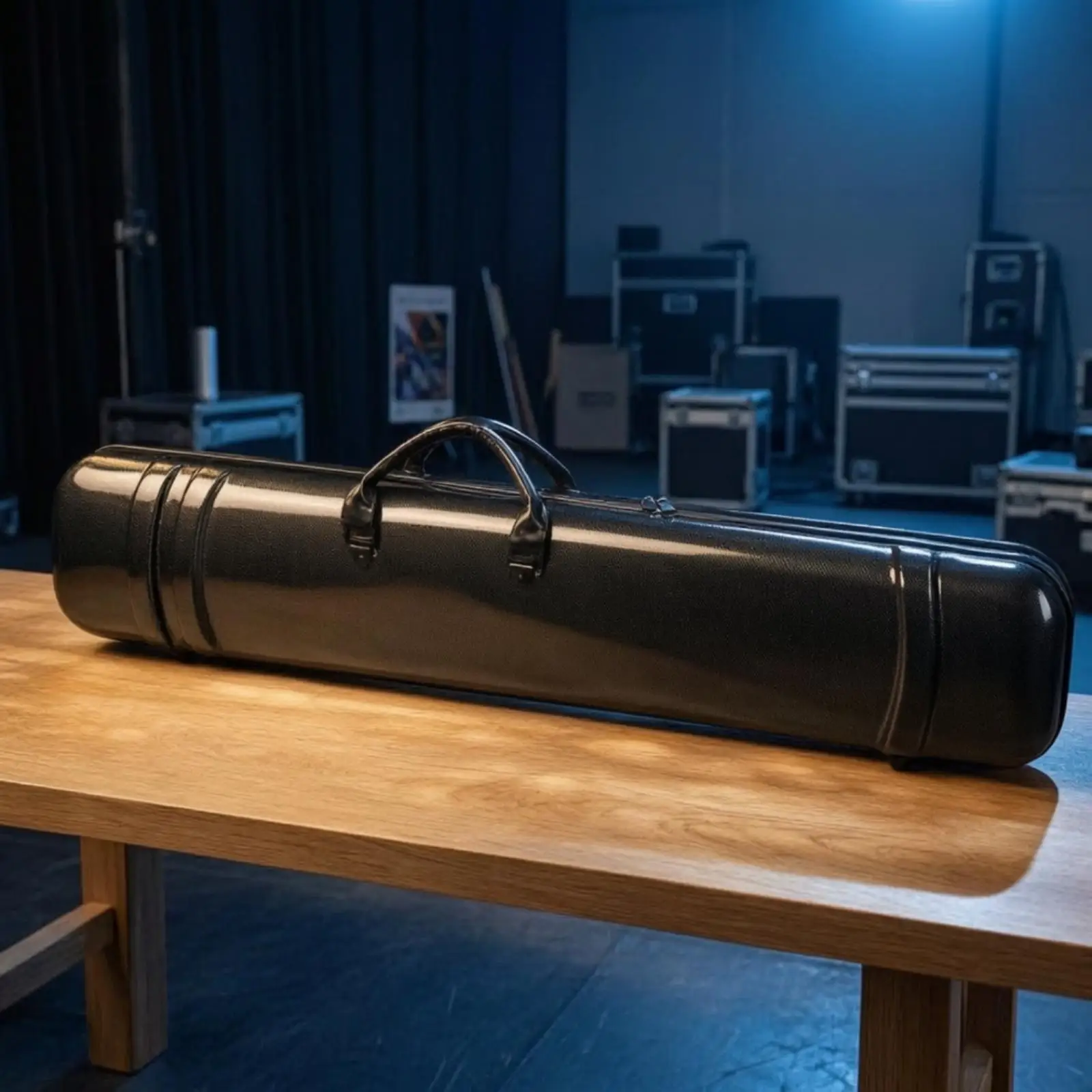Impact Resistant Erhu Case with Reinforced Edges and Full Perimeter Zipper for Safe Transport to Studio