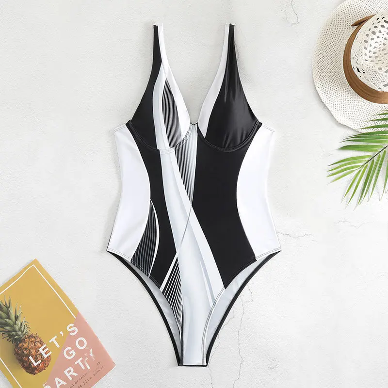

Two-piece sexy swimsuit for women with small busts, slimming and tummy-concealing, suitable for hot springs