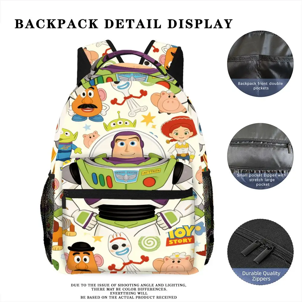حقيبة ظهر ديزني توي ستوري وودي باز لايت يير، حقيبة كاجوال، سعة كبيرة، هدية عالية الجودة، استخدام يومي شخصي