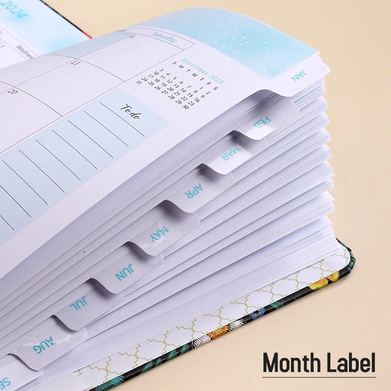 A16R-2024 Planner, Weekly Monthly Planner 2024 With Tabs, Jan - Dec 2024, Planner Weekly Planner Spiral Bound, 15.5X21.5Cm
