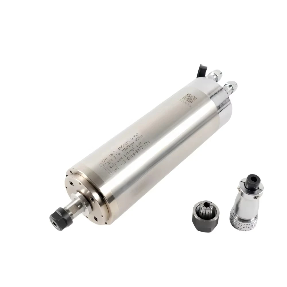 

GDZ-18-2 800W Water Cooling CNC Spindle High Power Machine Tool Motor Boring New Condition Core Components Bearing 24000rpm