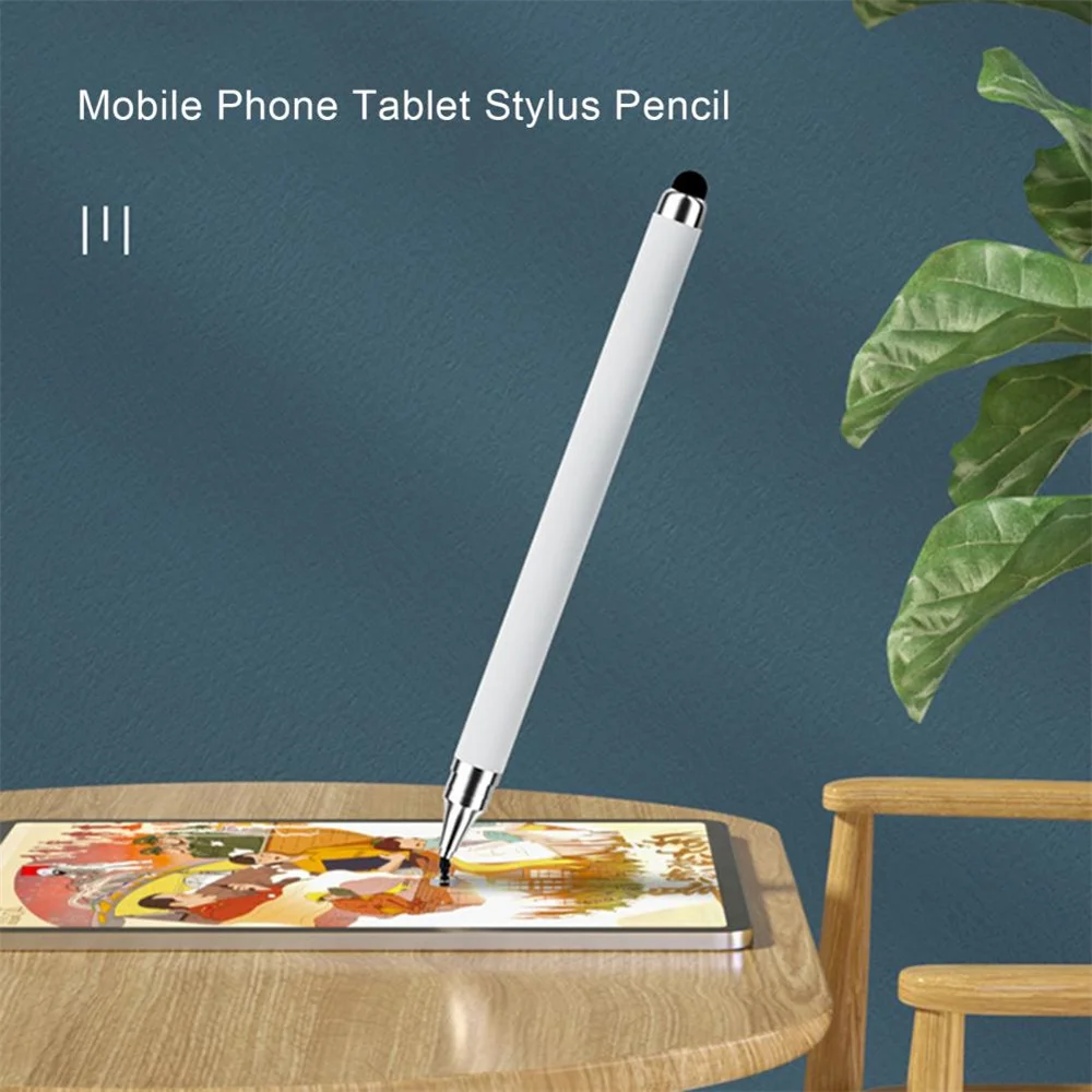 Universal 2 In 1 Pen For Smartphone Pad Tablet Capacitive Touch Pencil For Android Phone Drawing Screen Touch Pen