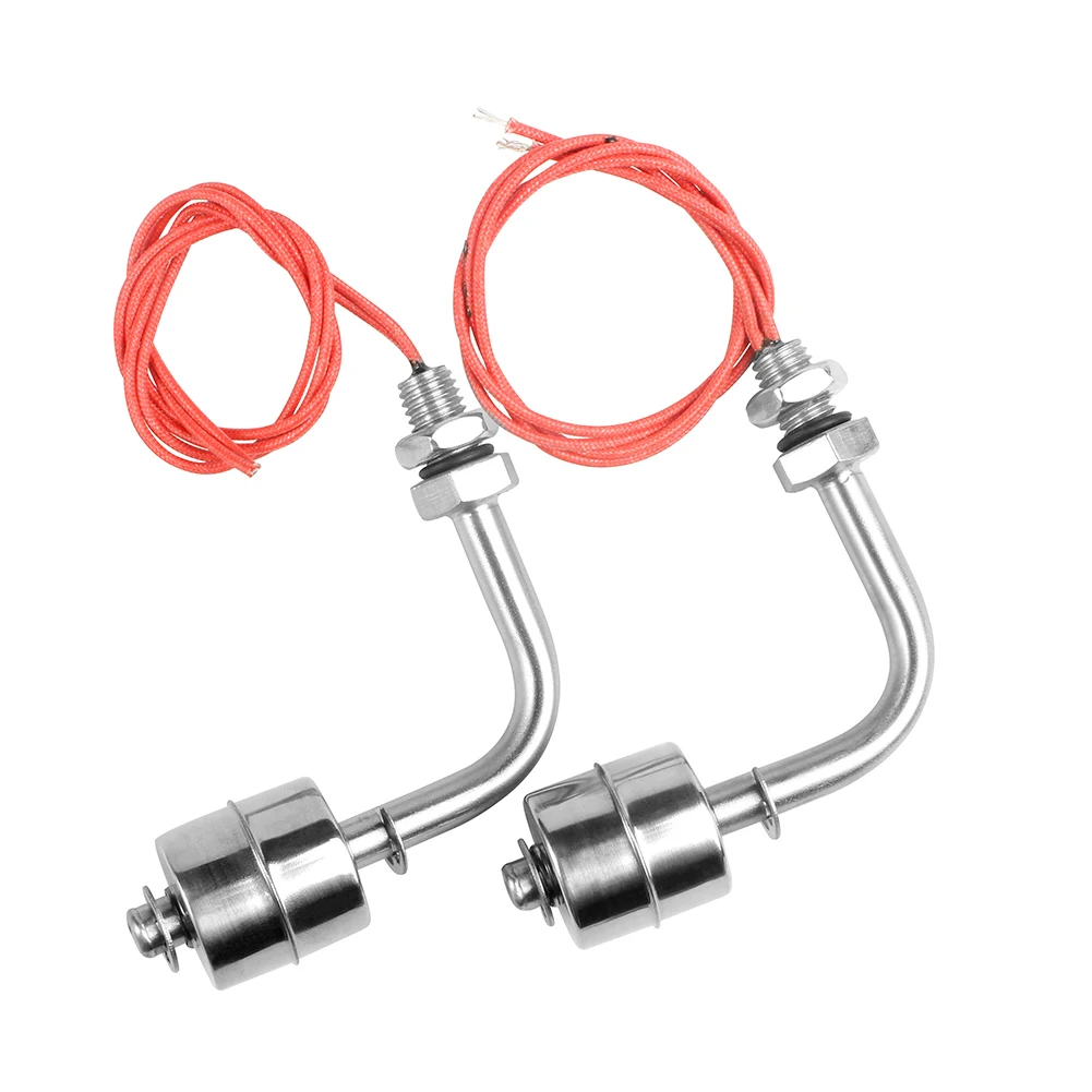 Liquid Sensor Switch Stainless Steel Water Level Sensor High Temperature Resistant Float Switch Floating Switch for Fish Tank