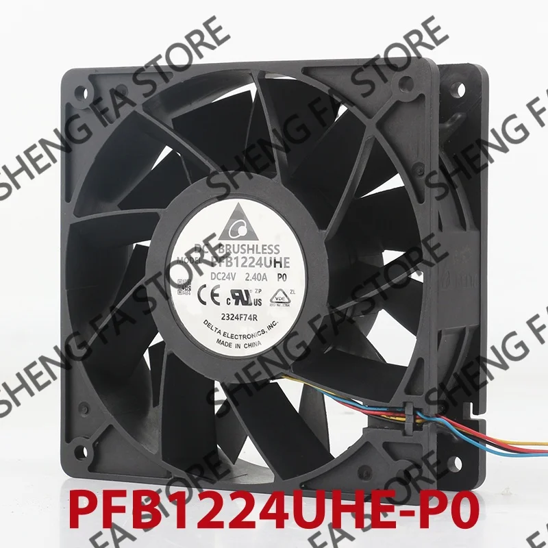 AC EC 12038 120x120x38MM 12CM High air Volume Speed Violent Inverter Low Noise Delta12V 48V DC24V 2.40A PFB1224UHE-P0 Coolingfan