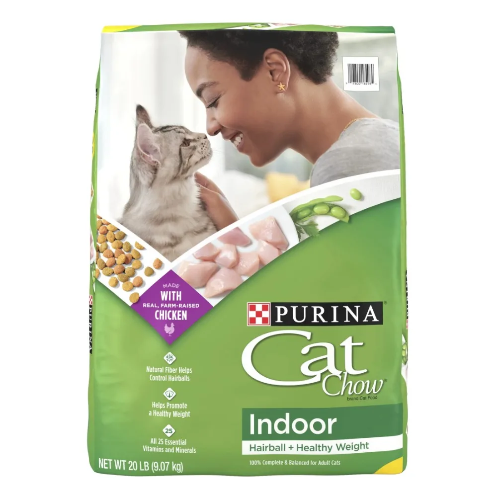 

Purina Hairball & Healthy Weight, Indoor Dry Cat Food, Chicken, 20 lb Bag