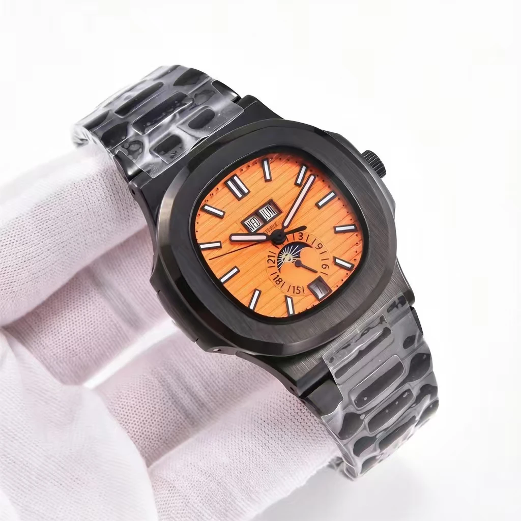 Jam Tangan Pria Mekanik Otomatis Merek Mewah 2026 Multifungsi Baja Tahan Karat 904L Santai Kalender AAA