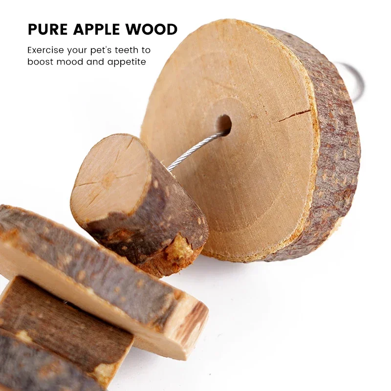 Hamster Rabbit Chew Toy Natural Wood Sticks for Small Pet Chinchilla Guinea Pigs Squirrels Tooth Grinding Toy Pet Supplies view 5