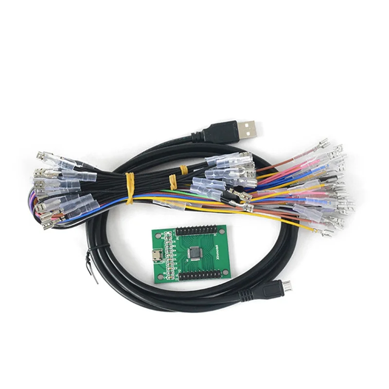 Verbesserter Dual-Player-Controller PS3 USB JAMMA Controller Board Zero Delay Arcade Game Joystick Controller mit Kabel