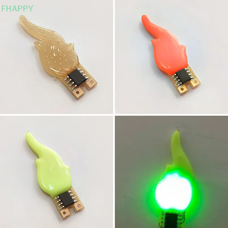 3V LED cob เทียนแฟลชแบบยืดหดได้หลอดไฟไดโอดแบบอุปกรณ์เสริมชิ้นส่วนแสงเทียน DIY