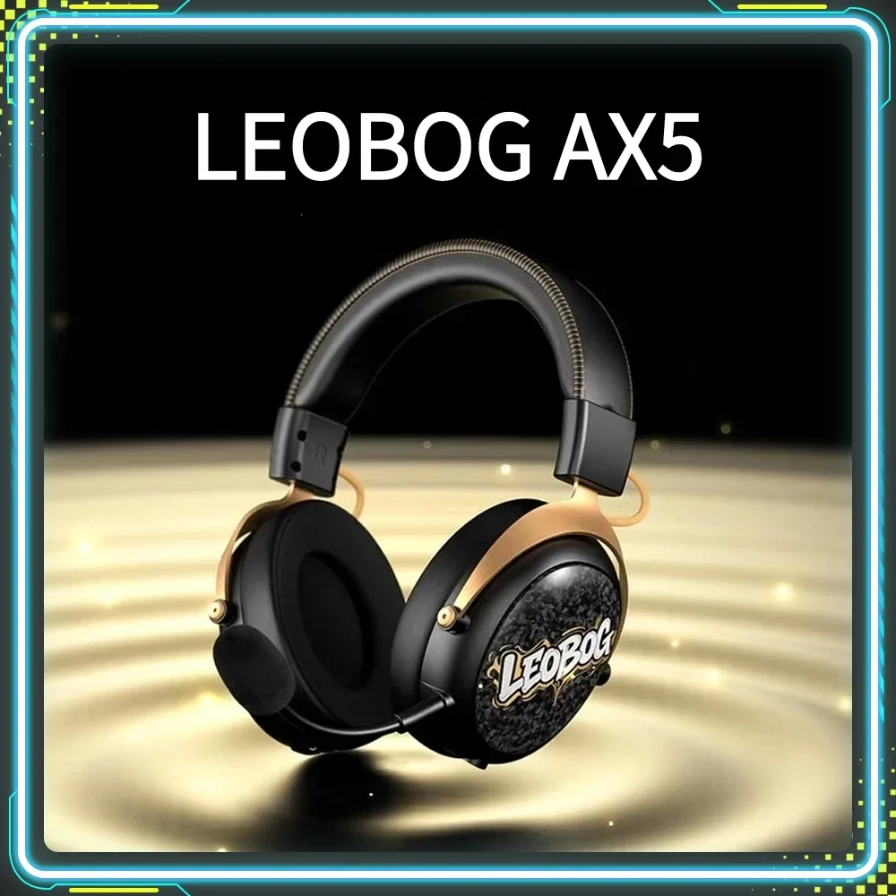 

LEOBOG AX5 Gaming Headphone Microphone Type-c 3.5mm 2.4G AI Radio Noise Reduction 7.1 Bluetooth Headset PC Accessories Gifts