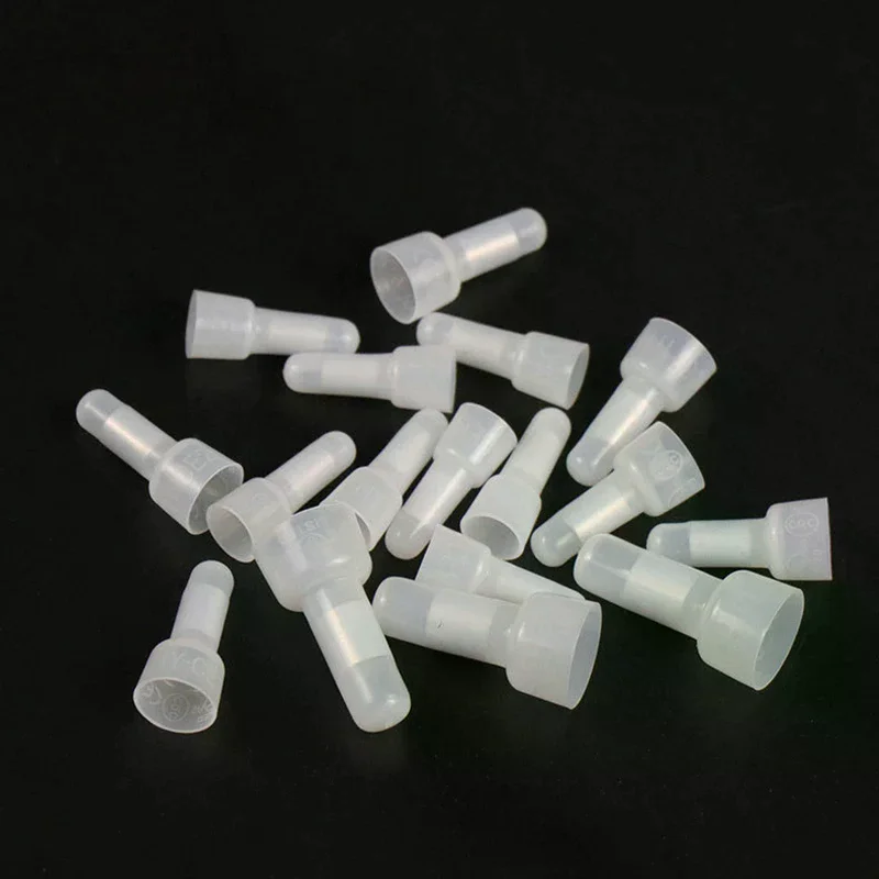 100/250개 나일론 절연 폐쇄형 크림프 단자 커넥터 22-16/16-14/12-10 게이지 크림프 캡 키트