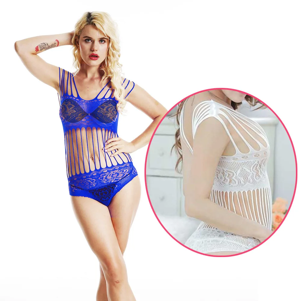 

Fantasy Plus SIZE FishNet Lingerie Tassel Bodies Teddies erotic bodystockings underwear Cut-out Deep Plunge women tight appeal