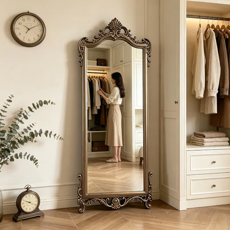 Standing Bedroom Mirror Girls Living Room Xenomorph Full Body Bathroom Luxury Men Long Mirror Floor Espelhos Home Decorations