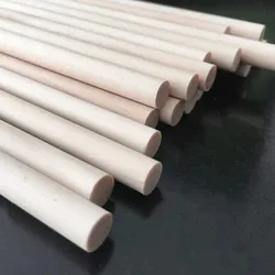 50pcs Wooden Craft Sticks Bulk, Wood Sticks for Crafts, Wooden Sticks for Crafting, Wood Dowels for Crafting Wooden Stick
