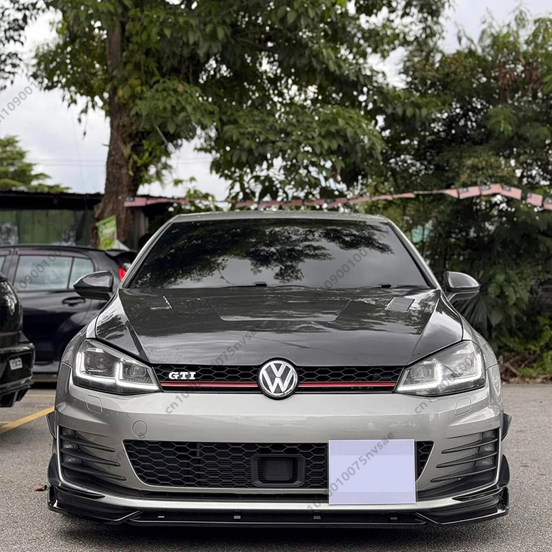 ل VW Golf Mk7 GTI GTD Golf 7 GTI 2012-2017 ماكستون نمط سيارة الجبهة حافة مصد السيارة الفاصل المفسد الجبهة غطاء المصد المفسد بوديكيت