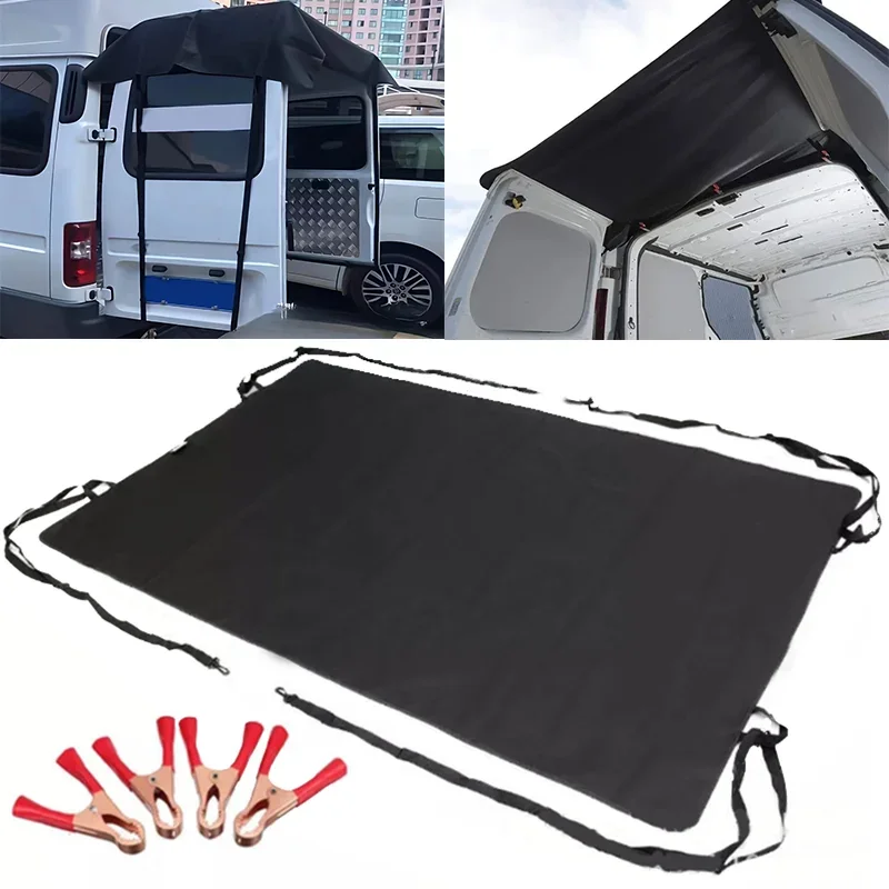 

Rear Barn Door Awning Cover Waterproof Camping Tailgate Car Trailer RV Accessories Sunshade Car Accessories