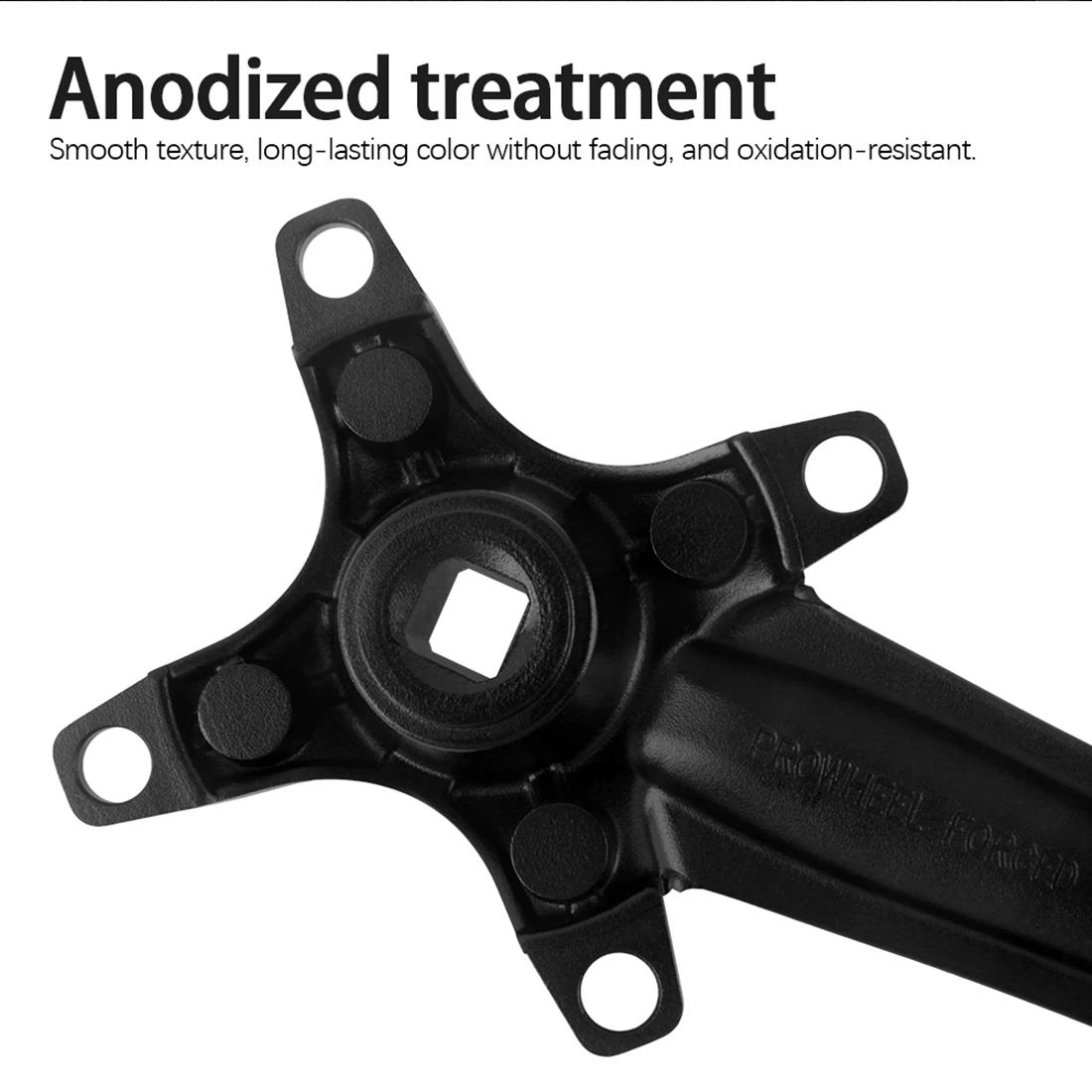 Prowheel Square Hole MTB Kurbel 170 175mm Mountainbike Kurbelarm 104BCD Kettenblatt 8 9 10 11 12 Gang Fahrradteile – Detail 9
