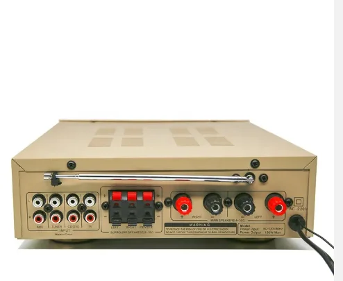 

2025 hot sale High Quality AV-608BT 400W Black HIFI Premium Home Mixer 2 Channel Amplifier High Voltage DJ High Power Amplifier