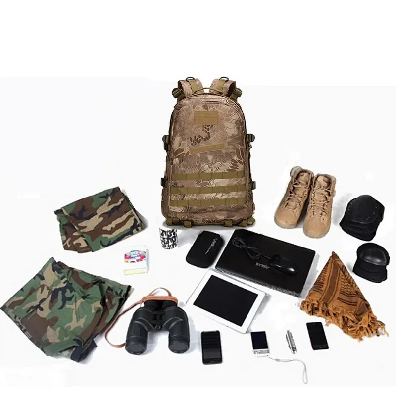 Outdoor Tactical Backpack 40L Large Capacity Molle Backpack Bags Camouflage Trekking Hunting Camping Hiking Bag New