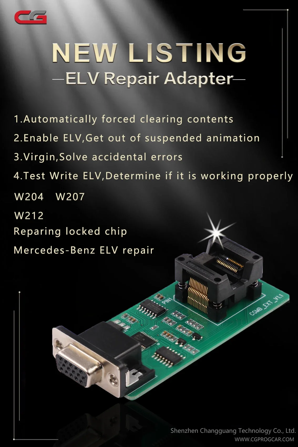 CGMB PROG Mercedes/monsters Intelligent Key Matching Change The EIS Computer Read And Write Vehicle Information