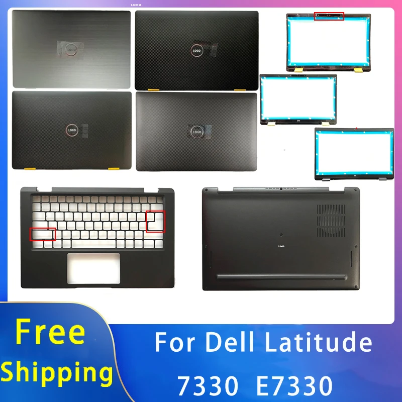 

New For Dell Latitude 7330 E7330;Replacement Laptop Accessories Lcd Back Cover/Front Bezel/Palmrest/Bottom With LOGO