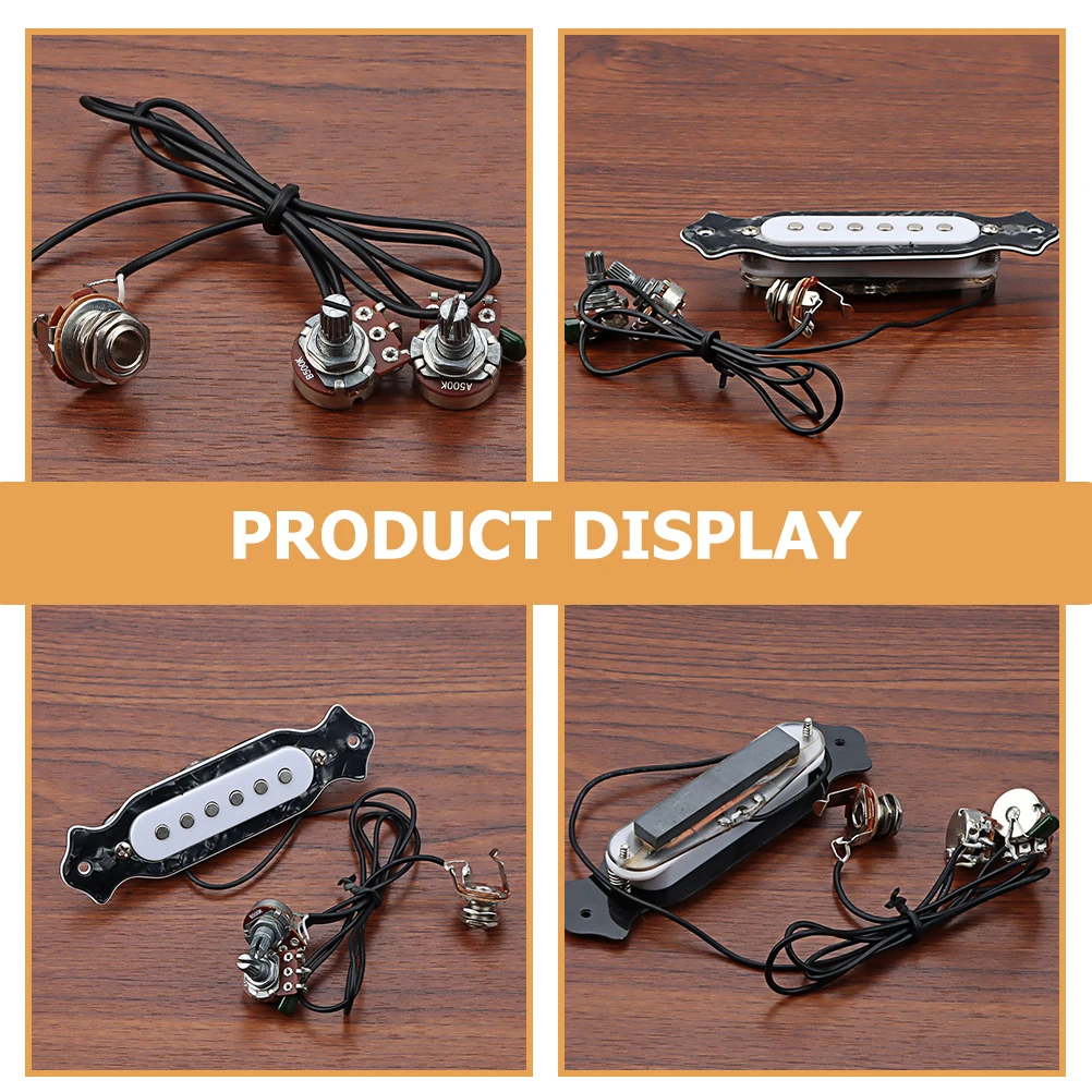 

Pickup Guitar Parts Electric Pickups Acoustic Volume Control Accessories Bridge for System Guitars