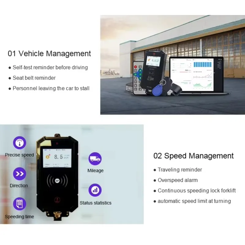 

2025/Forklift gps tracker construction machinery vehicle forklift truck vehicle fleet management system for personnel