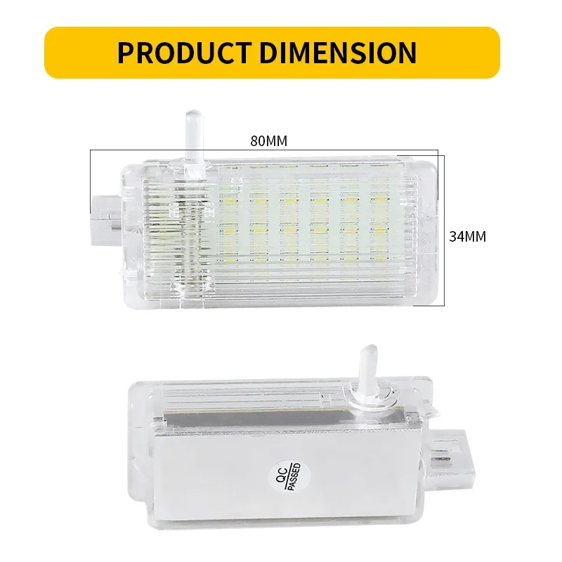 1PC For Mini R50 R52 R53 R55 R55N R56 R56N R57 R57N R60 LED Interior Light Glove Box Lamp 12V White OEM#:63318364920