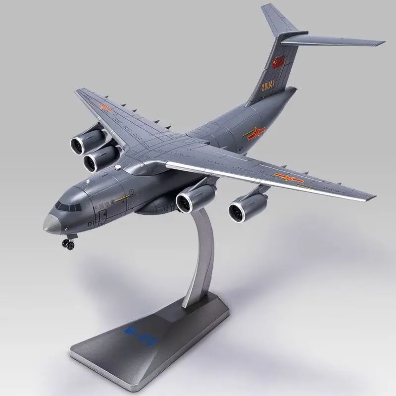 

1/200 Xian Y-20 Alloy Large Transport Aircraft Airplane Model Metal Fighter Battle Plane Model Sound and Light Children Toy Gift