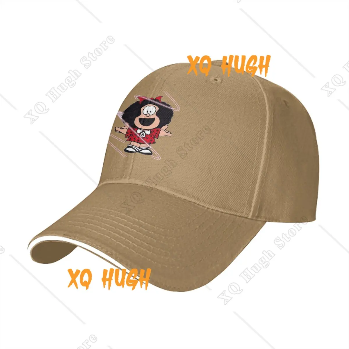 Happy Baseball Cap Men Hats Women Visor Protection Snapback Mafalda Quino Comics Manga Girl Caps