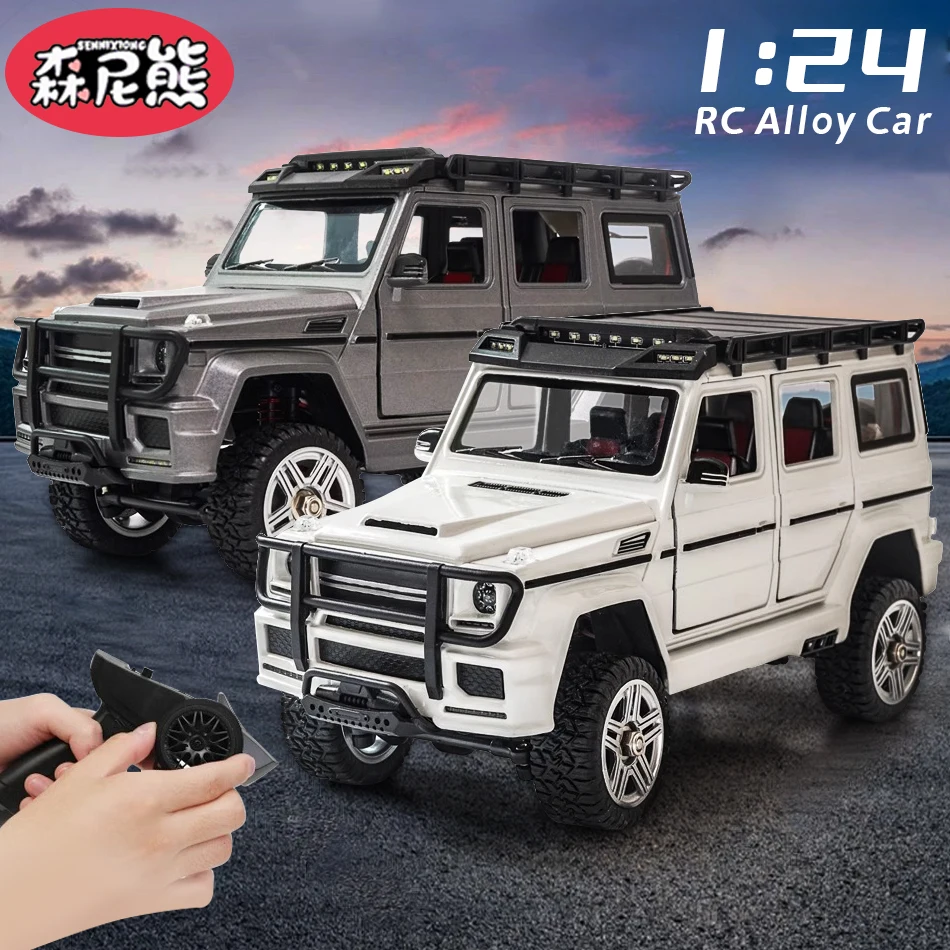 세닉시옹 1:24 4륜구동 RTR RC 합금 오프로드 자동차 전지형 차량 락 크롤러 등반 트럭 컬렉션 모델 장난감 (성인용)
