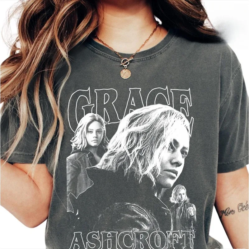 Resident Evil 9 Requiem T-shirt Women's T-shirt Summer New Retro Harajuku Style Casual T-shirt