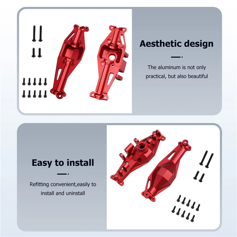 

A67P-RC Car Upgrade Front And Rear Axle Housing Kit For MJX 1/12 H12Y H12Y+ RC Car Upgrade Accessories