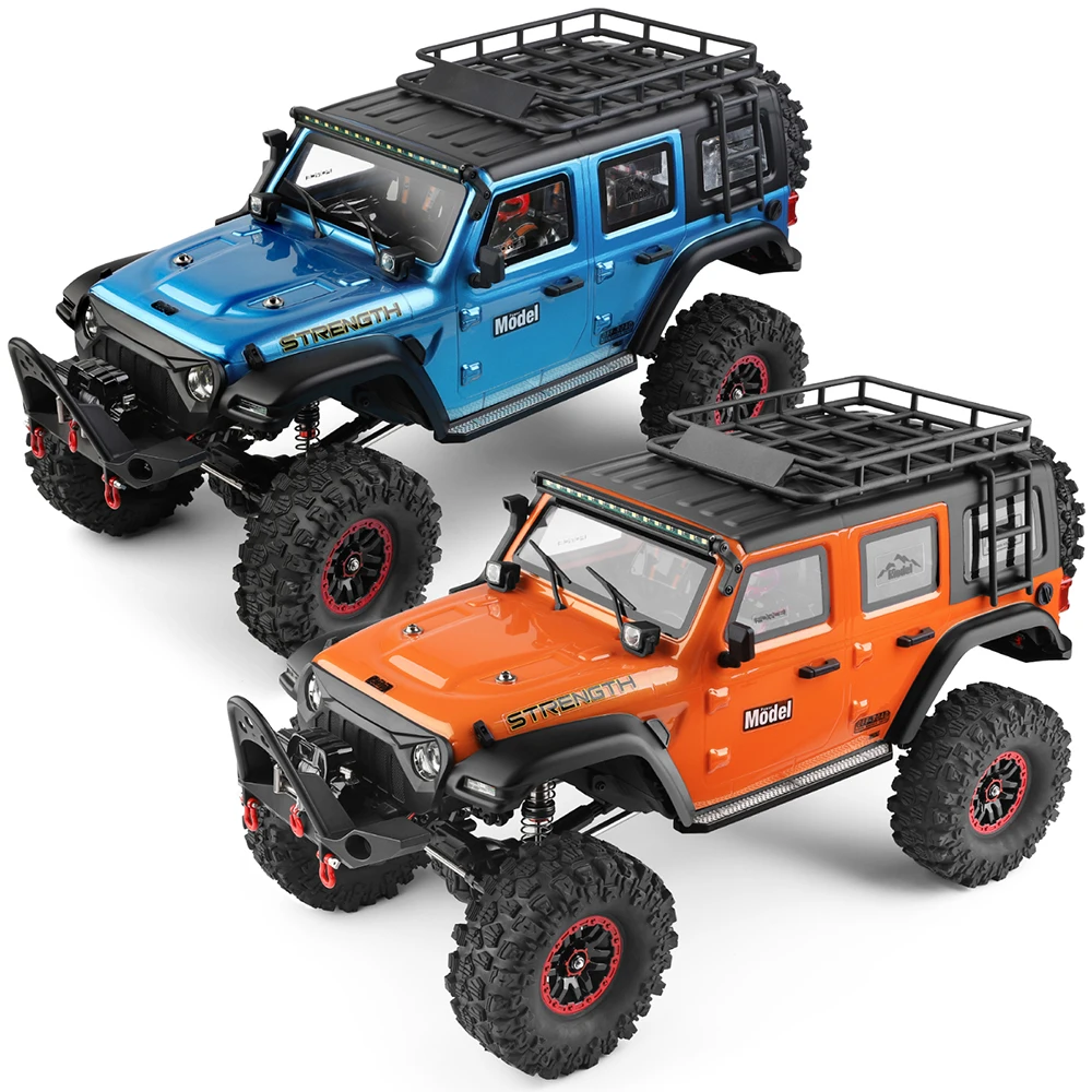 WLtoys 1:10 RC Car 104010 4WD Electric Climbing Car 2.4G 100M Independent 3CH Receiver RC Off-Road Vehicle Models Toys