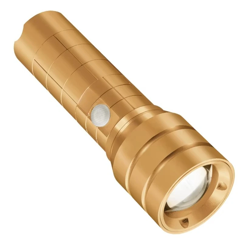 50w 백색 레이저 고출력 손전등 초강력 서치라이트 토치 휴대용 야외 캠핑 조명 줌 기능 손전등