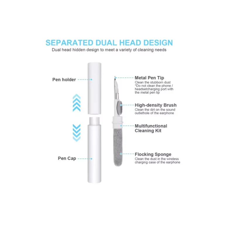 For AirPods Pro Case Cover Cleaner Kit Soft Silicone Protective Case for Apple AirPod Pro 2nd/1st Generation Case Clean Pen