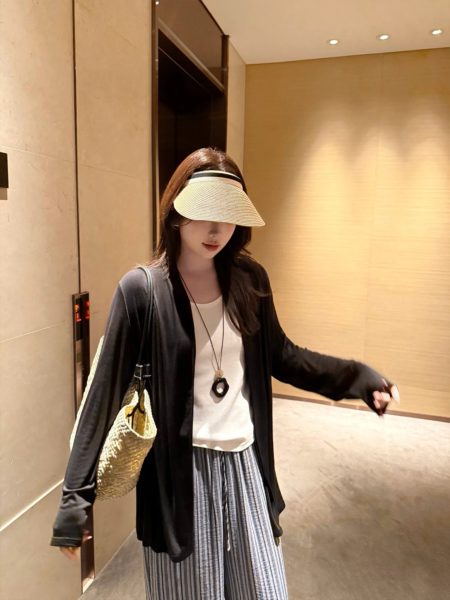 

Женский кардиган Dawanshan больших размеров, свободного кроя, с длинными рукавами, охлаждающий, разноцветный, в непринужденном стиле, вязаный, для женщин