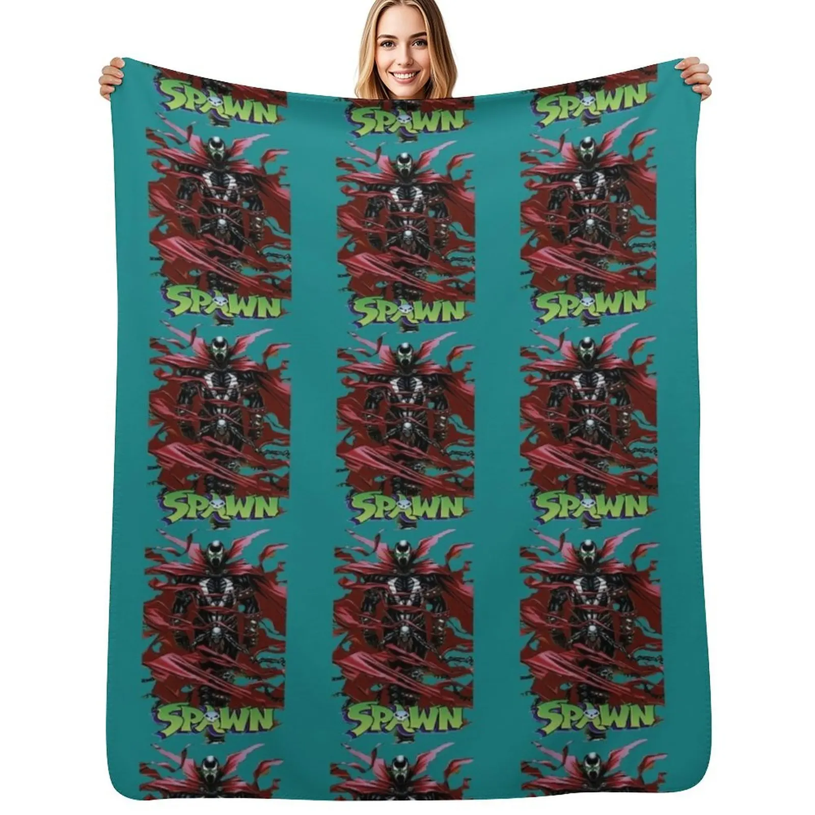 The King Of Devil Throw Blanket Cozy Napping Blanket Gift for Mom Dad