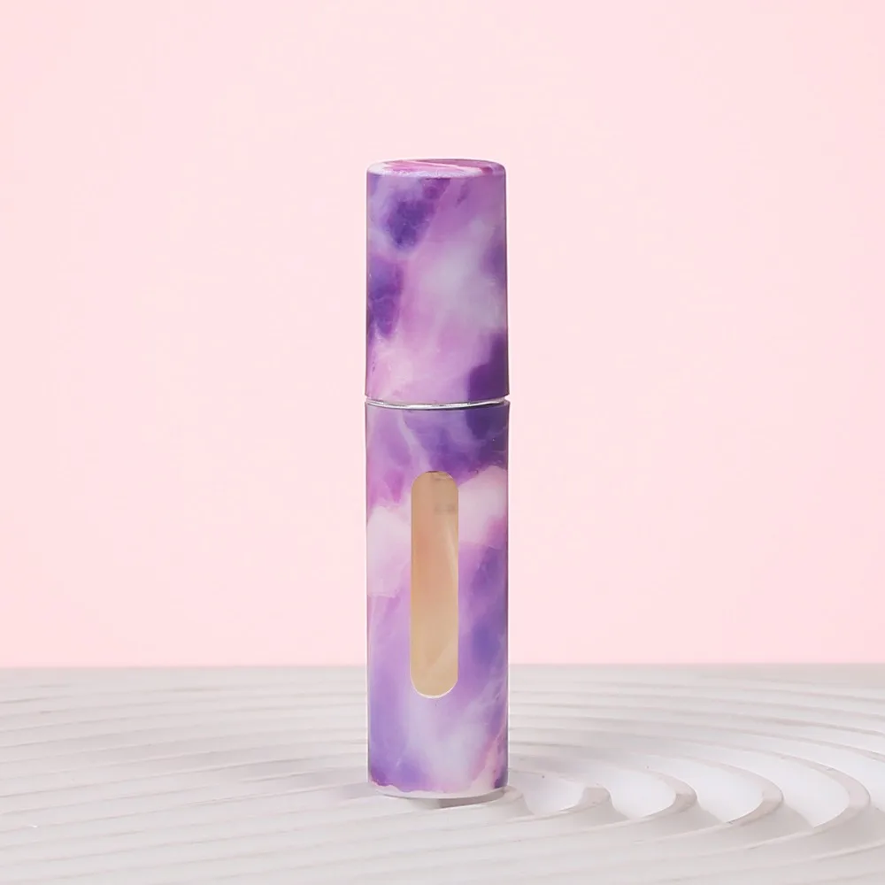 新しい 5 ミリリットルミニ香水ボトル空のポータブルスプレー回転ボトル詰め替え収納噴霧器スプレーアトマイザーボトル