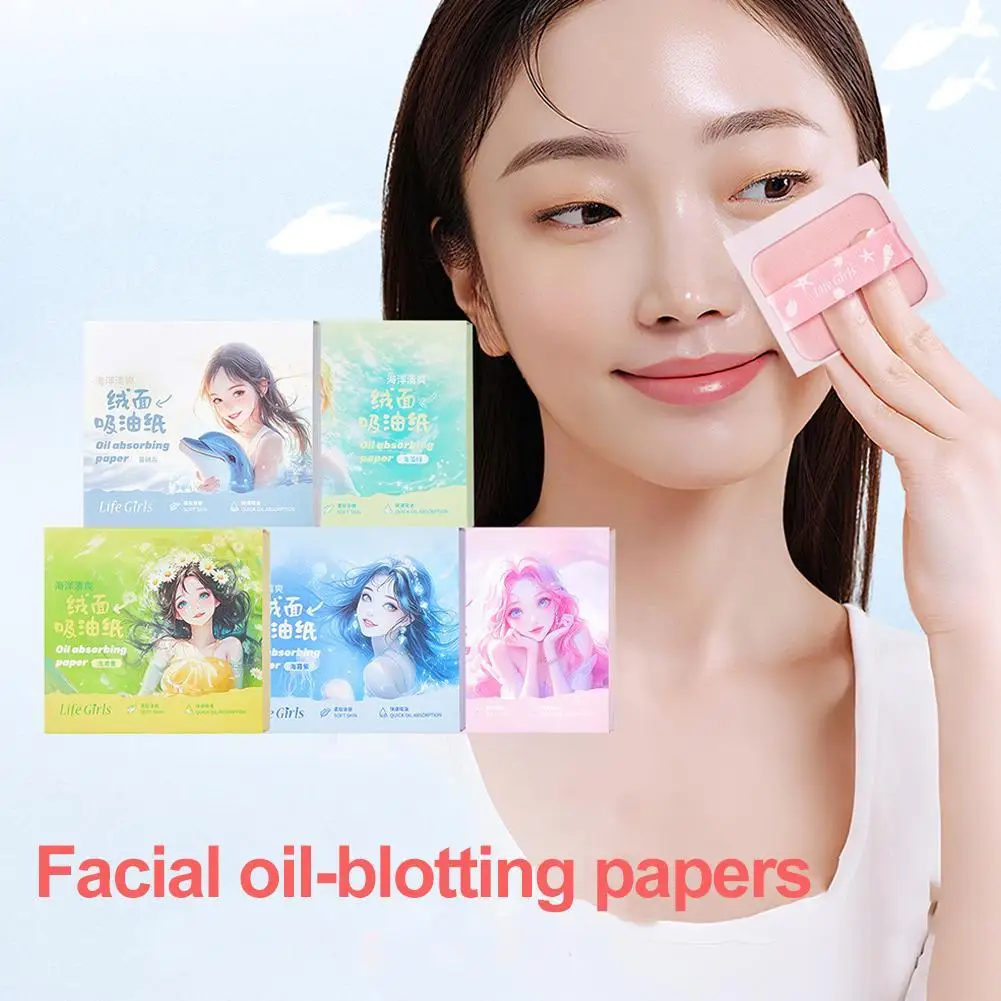 

100pcs Matte Face Wipes Oil Control Sheet Guava Oil-absorbing Face Cleaning Facial Oil Blotting Sheets Paper Makeup Tools