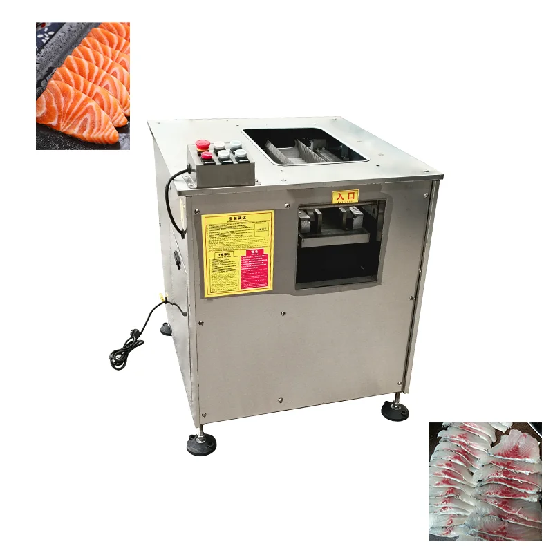 Seafood Processing Fishery Industry Fish Meat Cutter Oblique Fillet Fish Cutting Machine Fish Filleting Slicer Machine for Sale